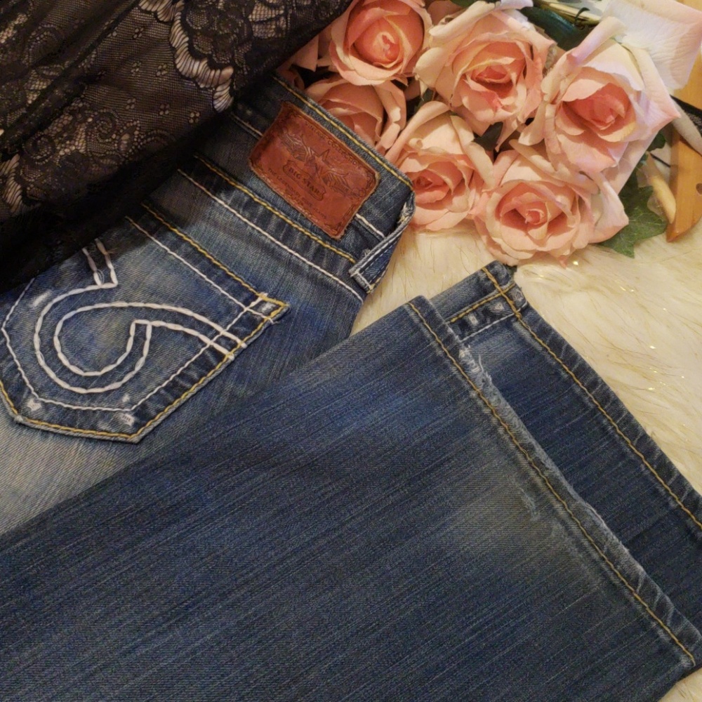 Big Star Liv factory distressed Jean sz 28S